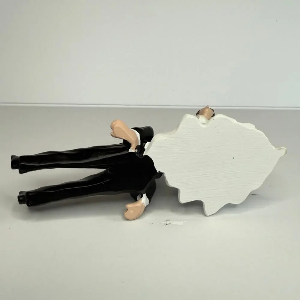 2009 Accoutrements Reluctant Groom Cake Topper Wedding Reception Celebration